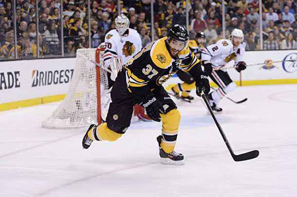 Patrice Bergeron the Boston Bruins